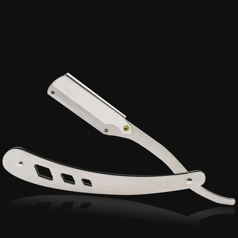 Thumbnail: Men's Barber Shaving Razor Folding Knife Unisex Hair Removal Tool Eyebrow Knife 