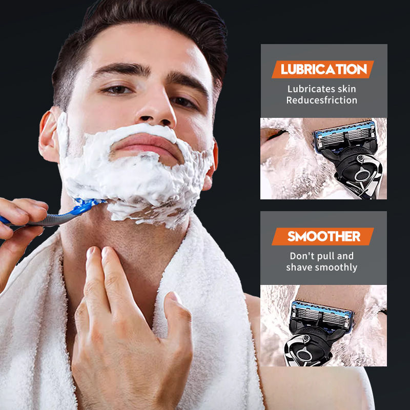Thumbnail: 60ml Men's Shaving Mousse Mild Not Irritaing Clean Smooth Soften Sideburn Beard 