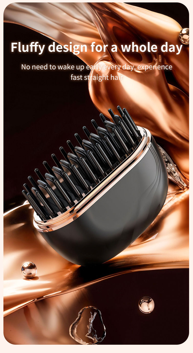 Thumbnail: Mini Rechargeable Hair Straightener Brush
