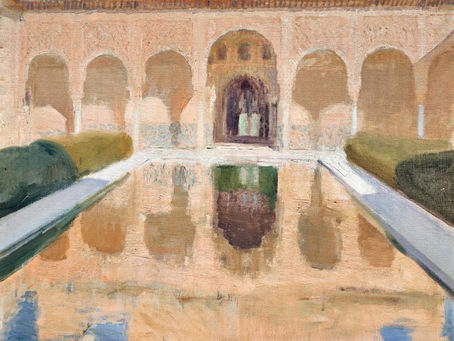 Joaquín Sorolla en la Alhambra