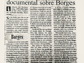 THE ARCHIVES | Interesa un incisivo documental sobre Jorge Luis Borges. 