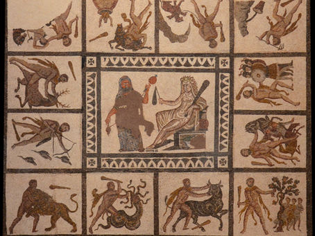 III century AD Roman mosaic depicts Hercules’ mythological twelve labours