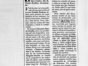 Osvaldo Soriano. Critica de Parana Sendr[os