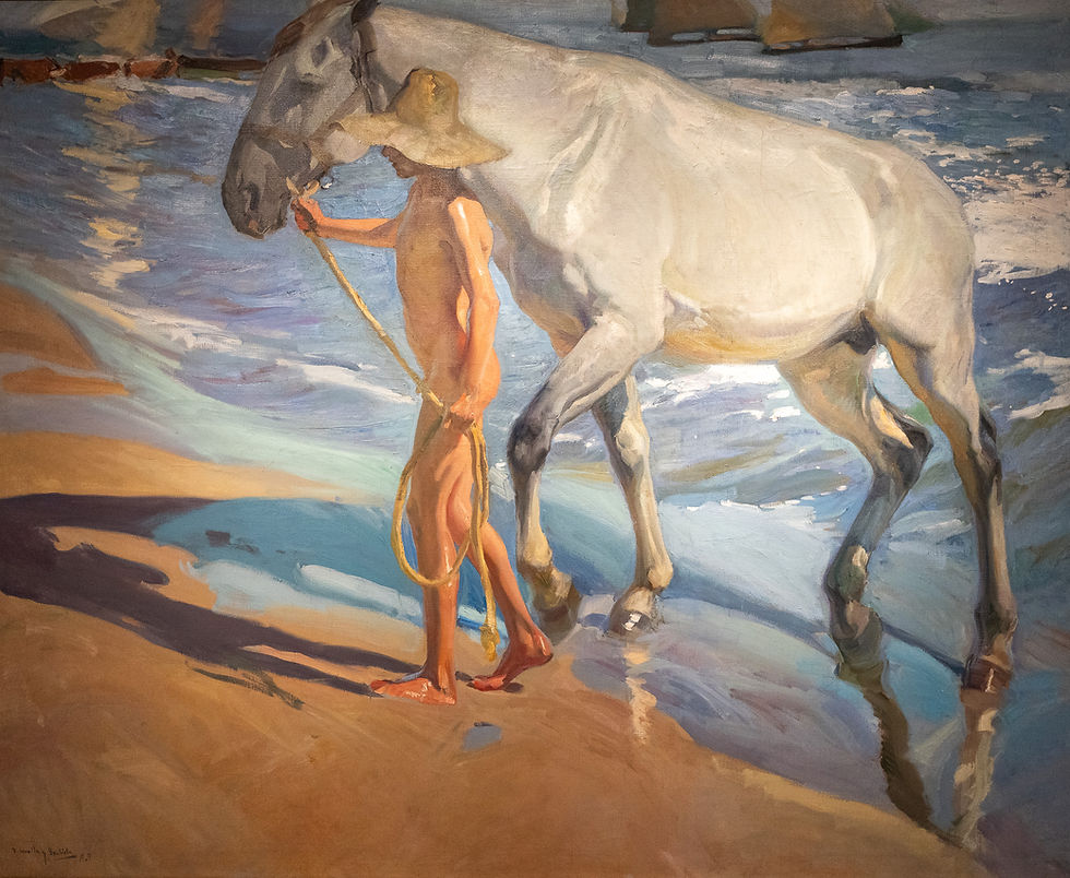 El Baño del Caballo, 1909