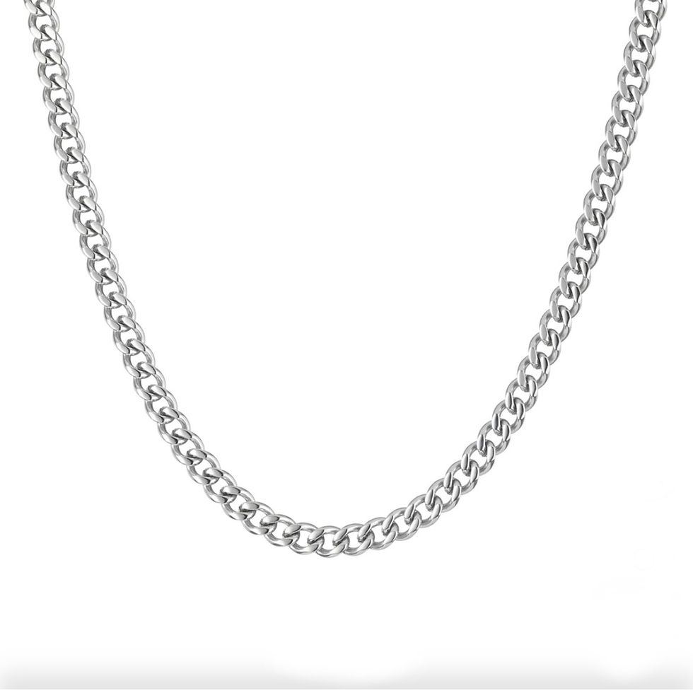 Thumbnail: 925 Sterling Silver Gourmet Chain Necklace