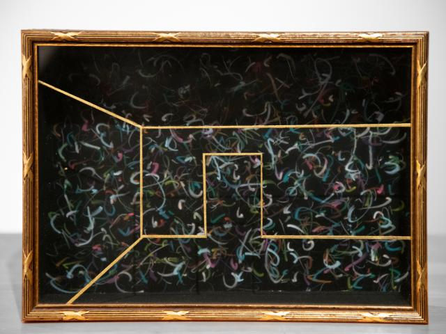 "Threshold with Gold Frame", Janna Waldinger