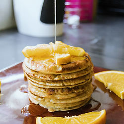 Pancakes from a Private BBQ catering event.