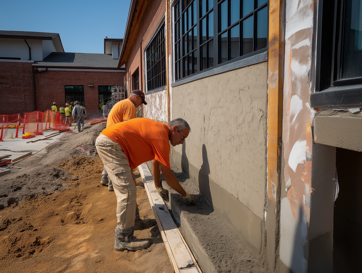 Parging by Monarch Masonry in Toronto