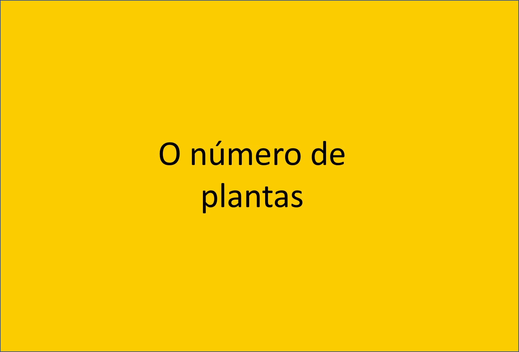 Número de plantas