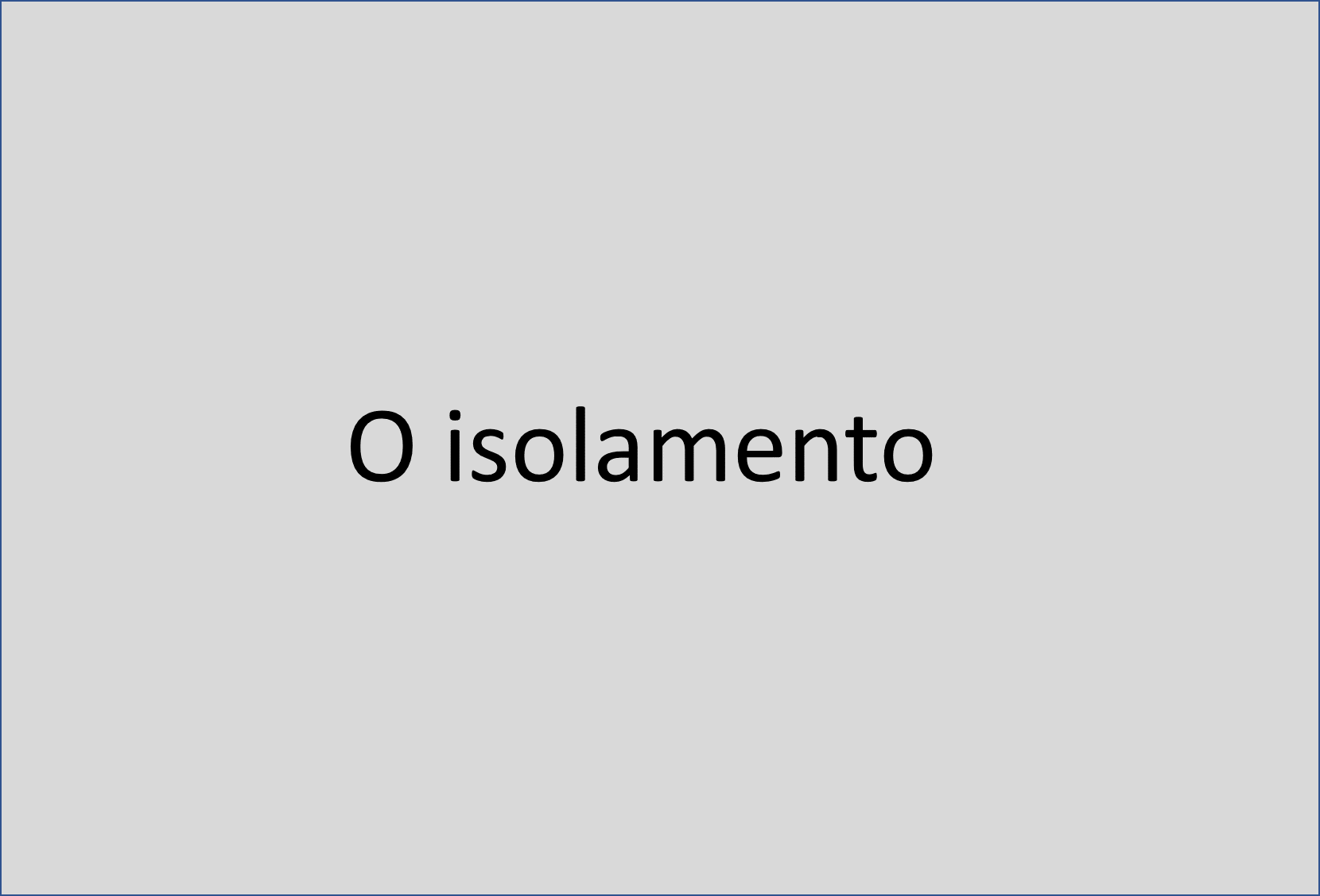 Isolamento