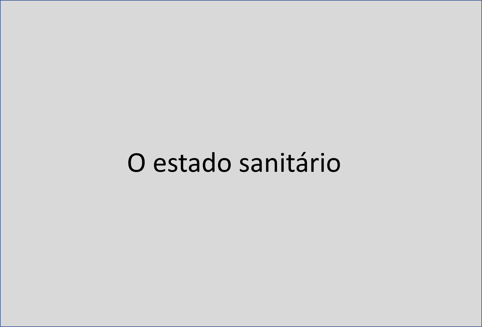 Estado sanitário