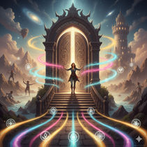 An explorer has reached the end of a journey and is ready to embark on the next.