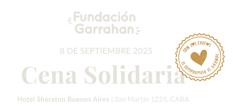 Cena Solidaria Fundación Garrahan Hotel Sheraton 8 de septiebre 2025 quirofanos