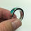 Thumbnail: Men's lab opal ring in sterling silver by Hileman. Opal ring video.