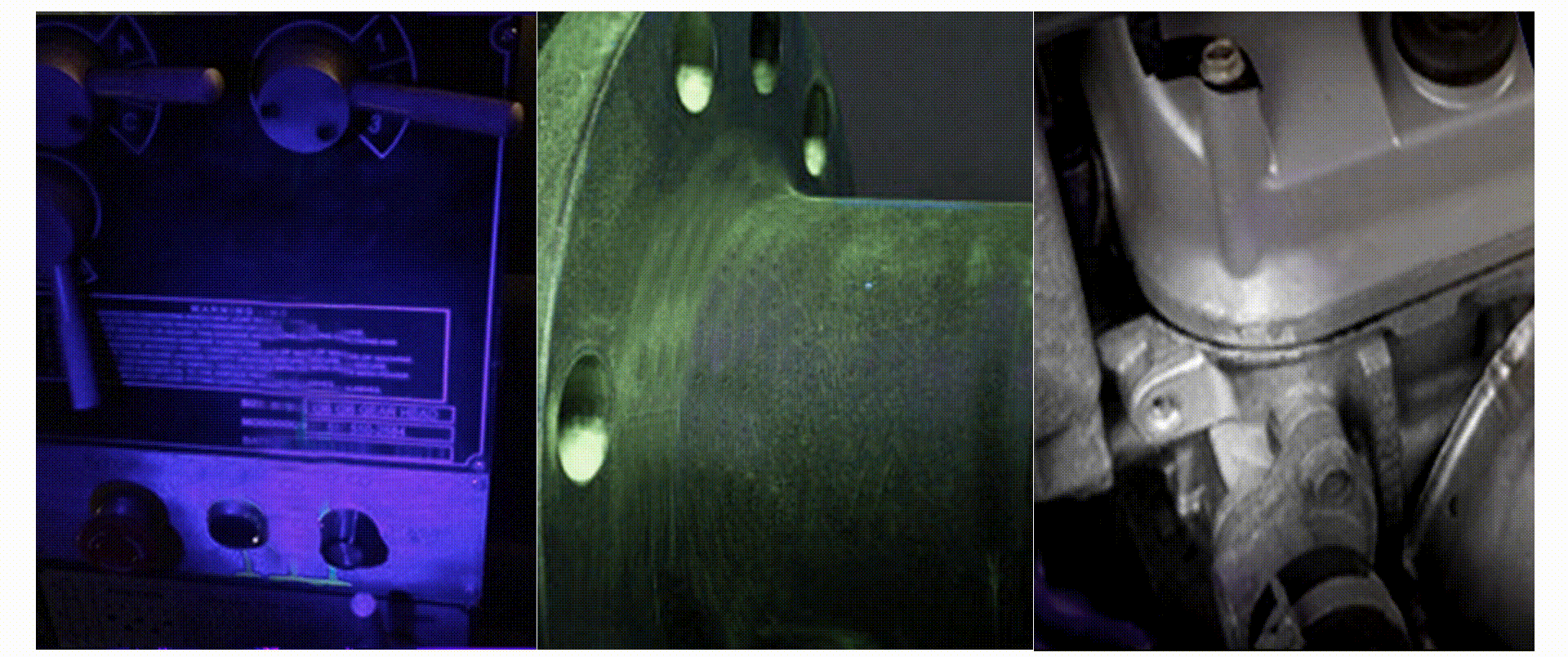 Application of UV flashlight detection in DNT testing.gif
