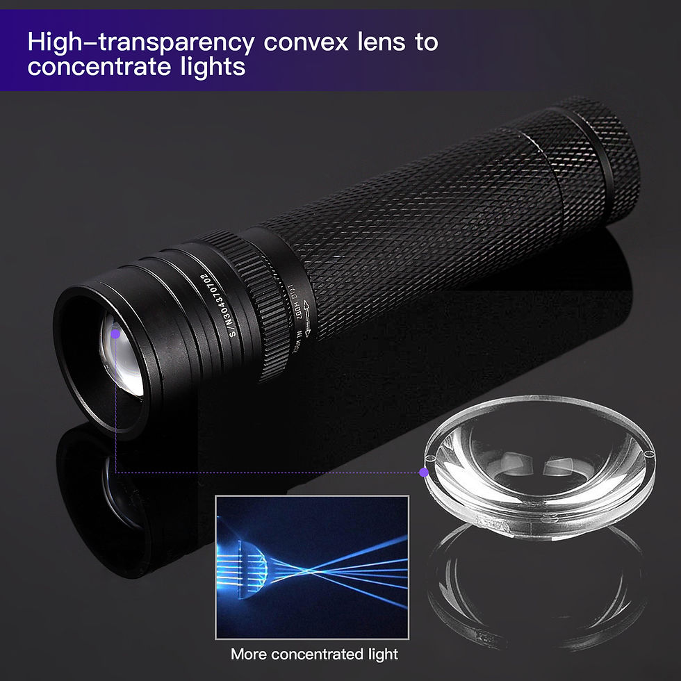 Miniatura: T5 UV flashlight aperture