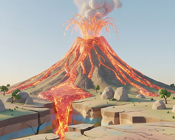 volcano, earthquake planet earth backgro