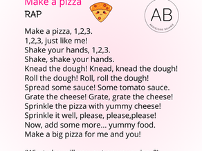 Angielska rymowanka – wierszyk dla dzieci Pizza Rap