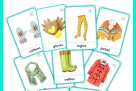 Clothes flashcards