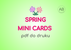 Darmowe Wiosenne Minikarty do pobrania