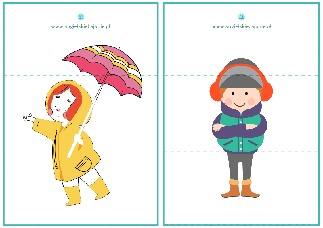Weather clothes do druku