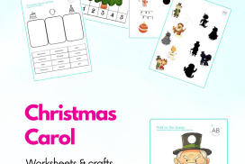 Christmas Carol printable worksheets