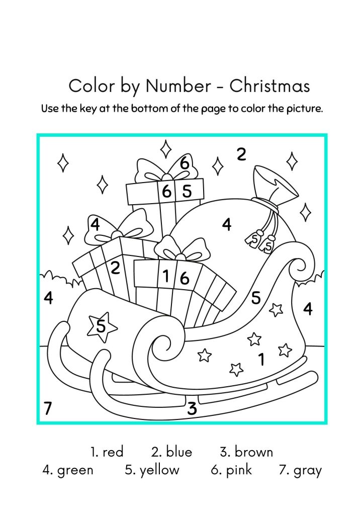 printable Christmas worksheets