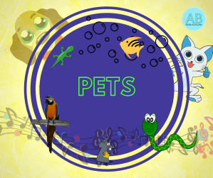 Pets. Songs, stories and cartoons