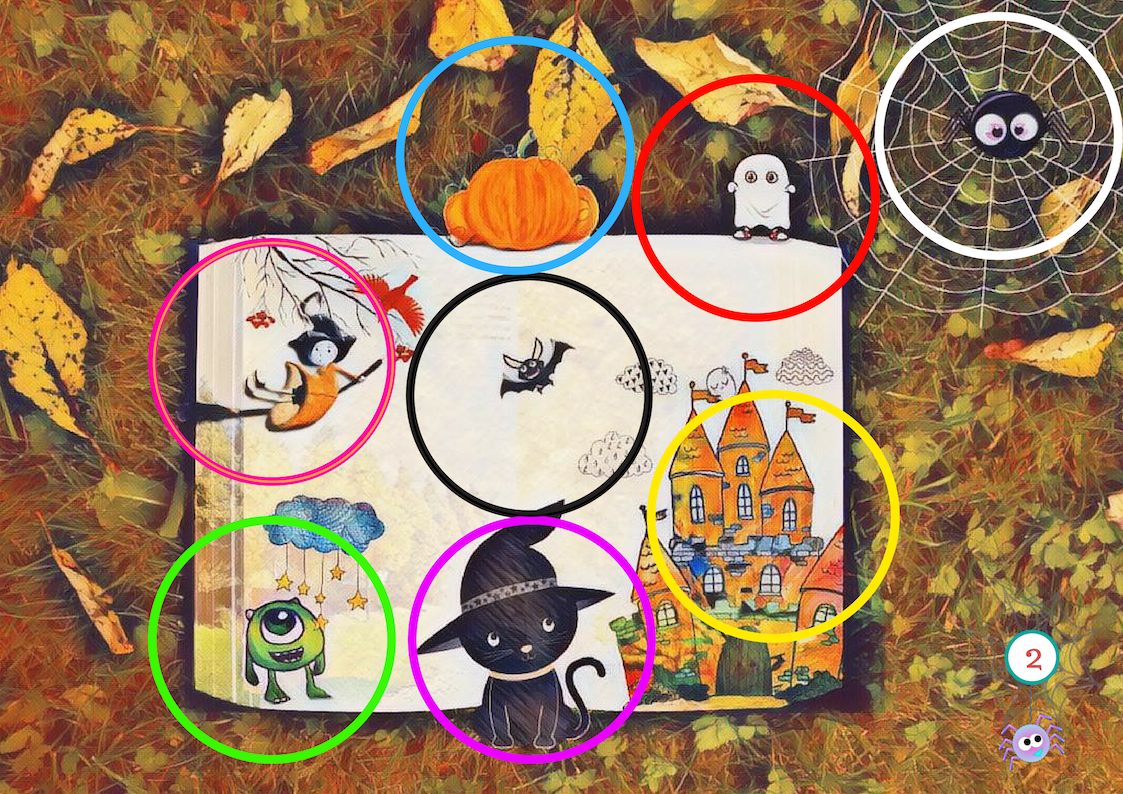 Halloween poster colours