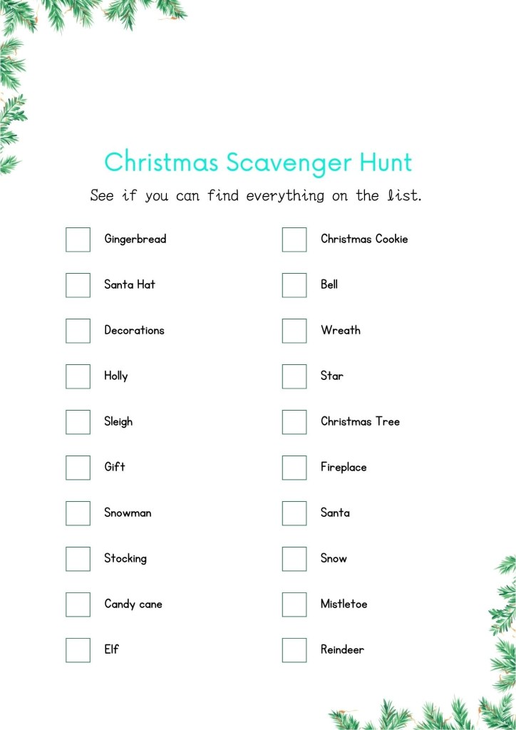 printable Christmas worksheets