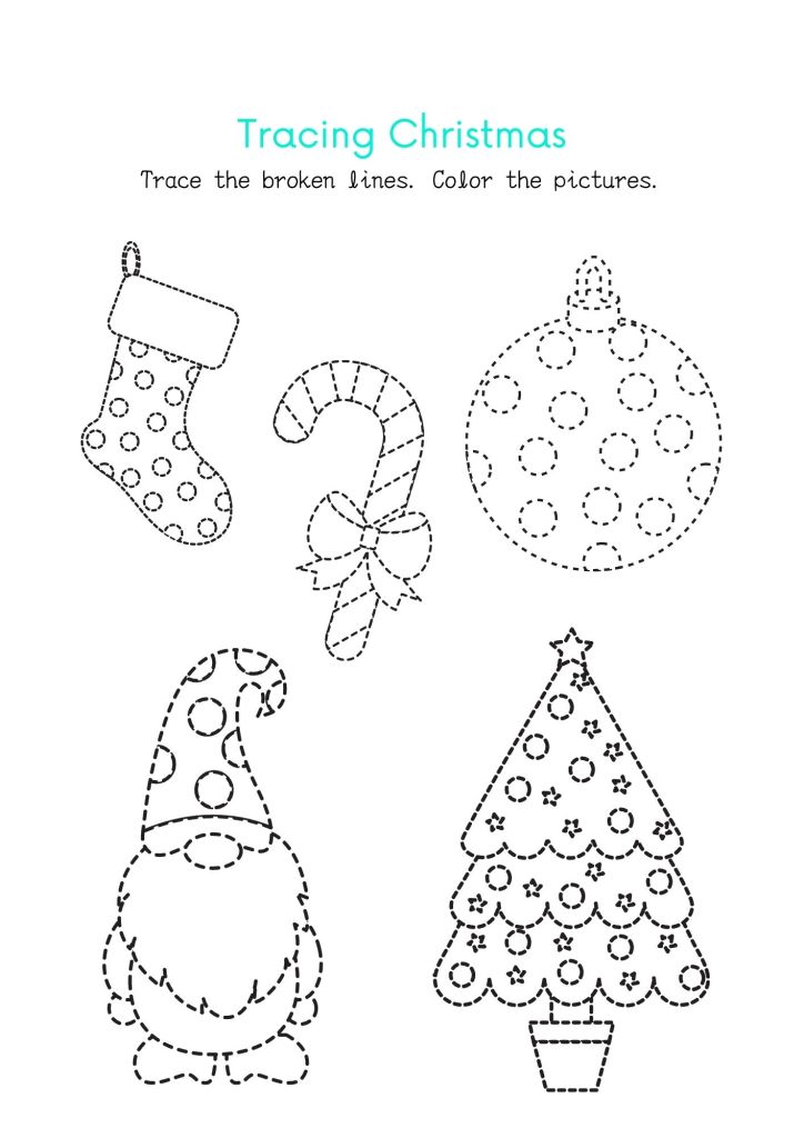 printable Christmas worksheets