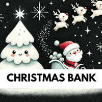 Christmas Bank - gry, zabawy, pdf do druku