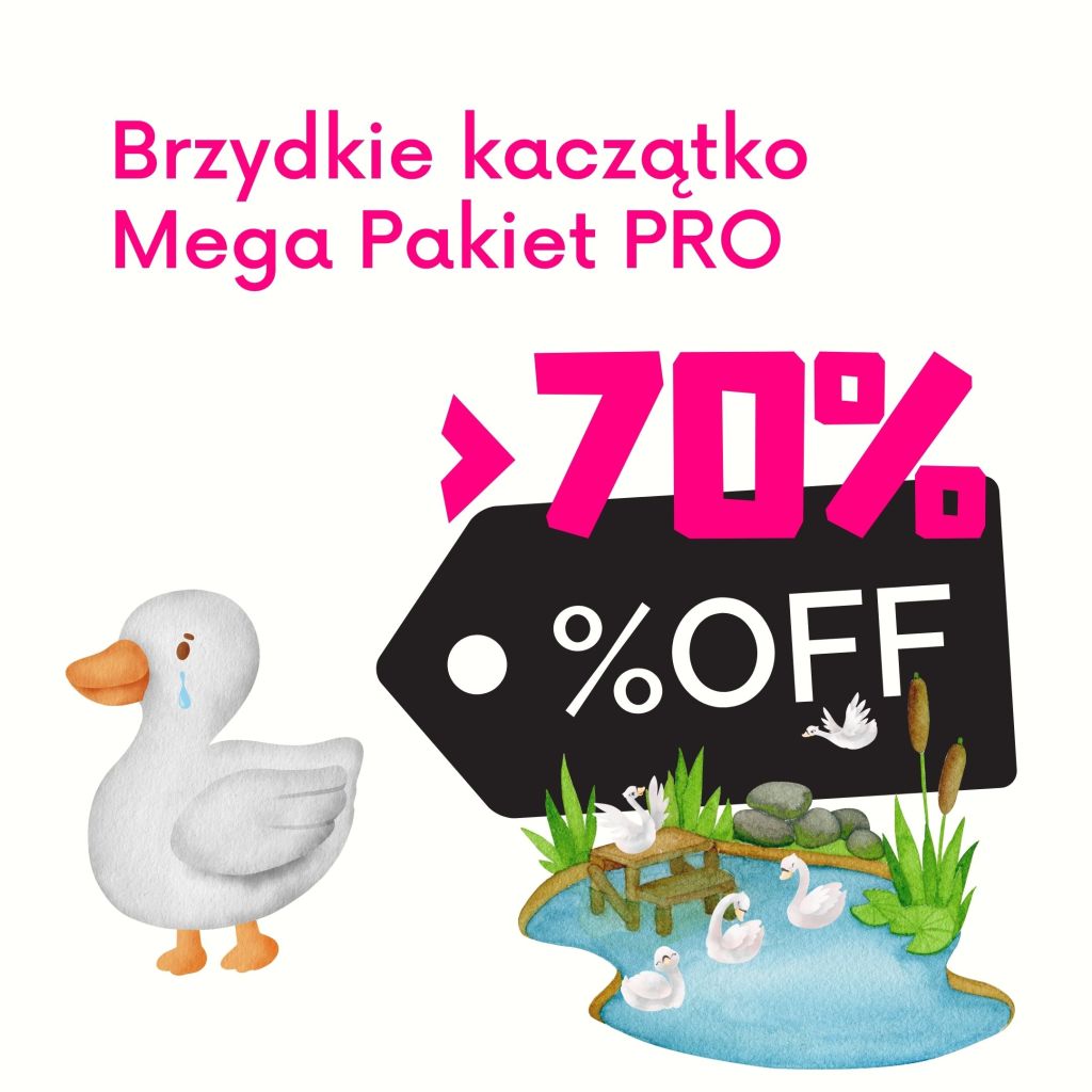 Pakiet do nauki angielskiego z bajką Brzydkie Kaczątko (The Ugly Duckling)