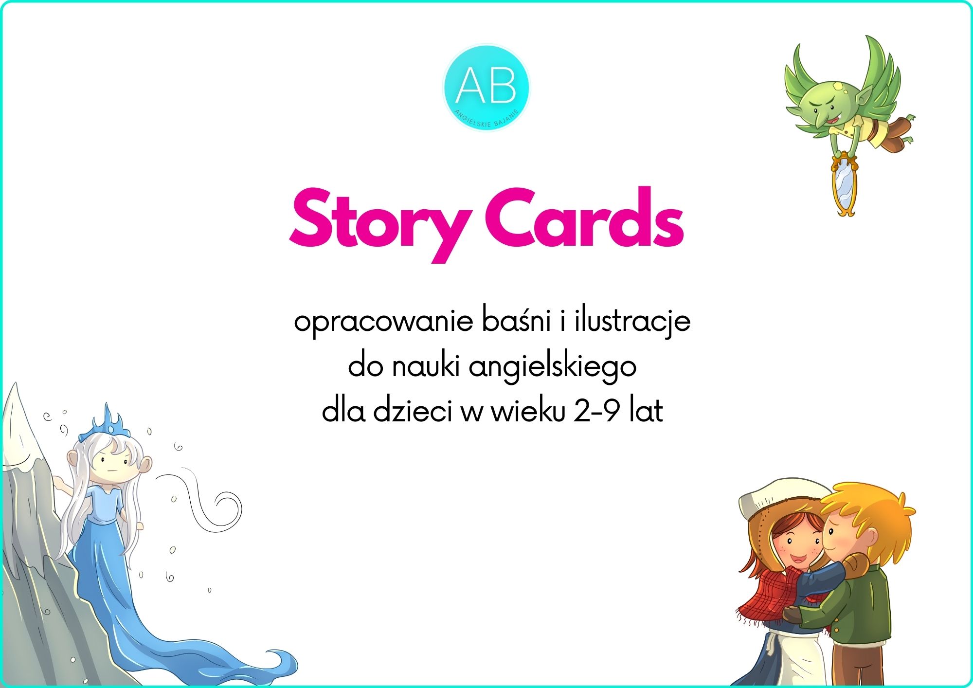 Snow Queen ebook story cards