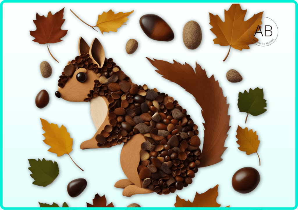 Pakiet do nauki angielskiego z bajką Wiewiórka Orzeszko (Squirrel Nutkin)
