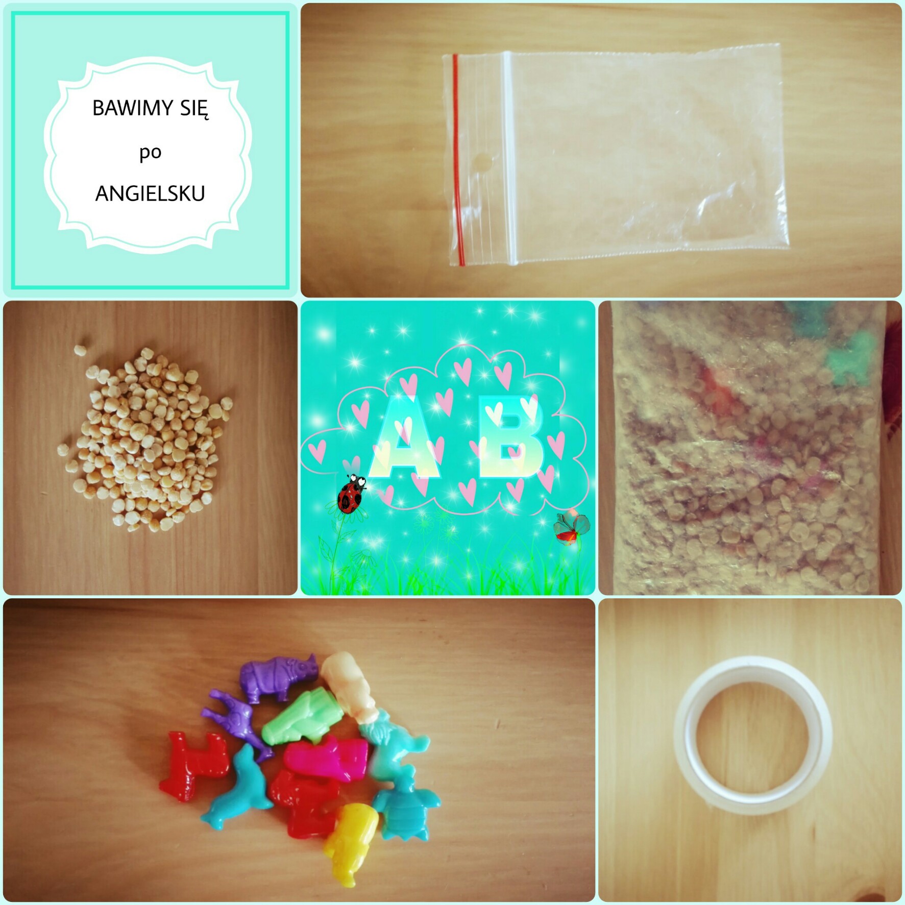 Angielski dla dzieci - zabawy multisensoryczne. Sensory activities for kids