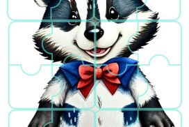 Wiewiórka Orzeszko bajka na jesień puzzle