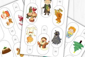 Christmas Carol puppets printable