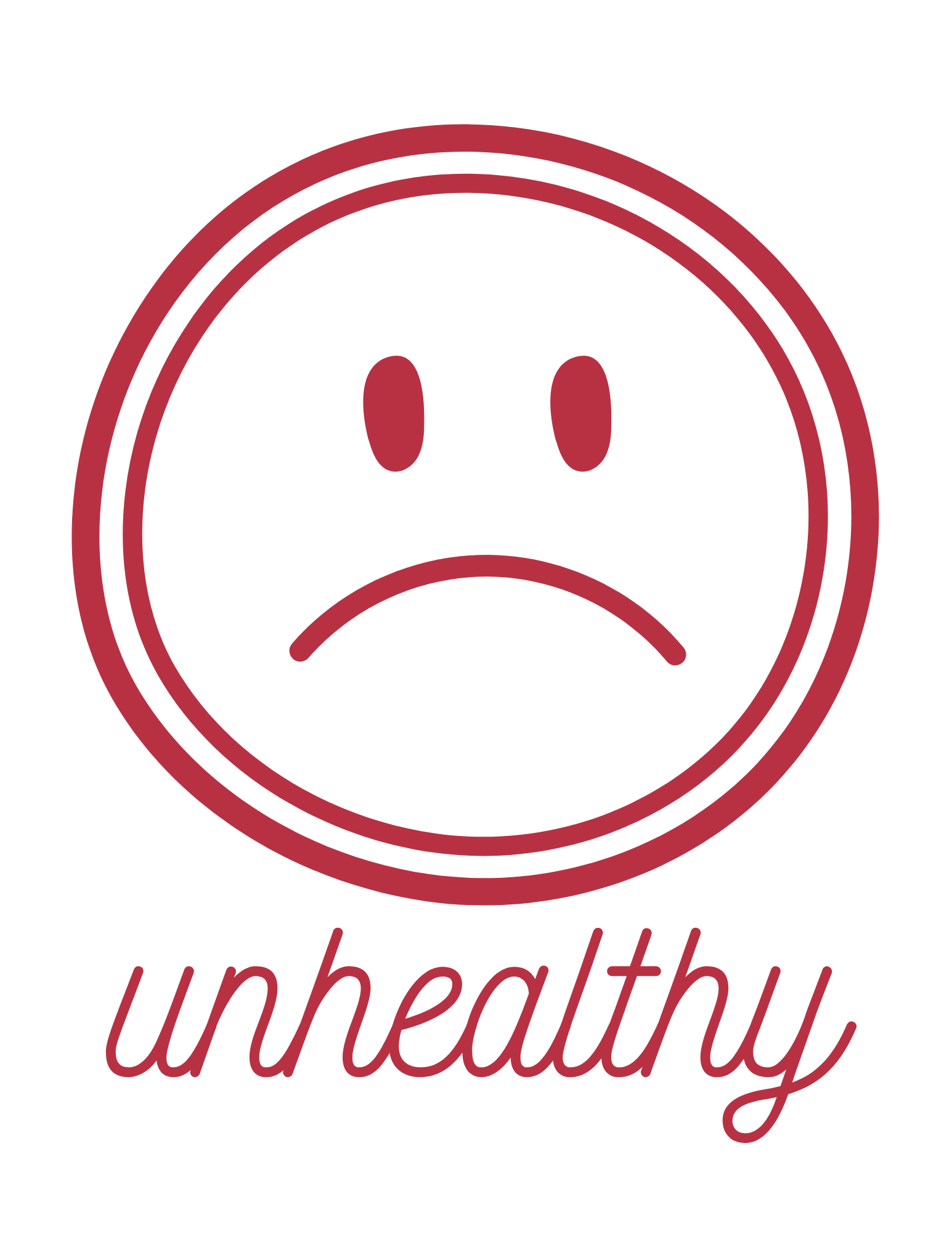 unhealthy icon