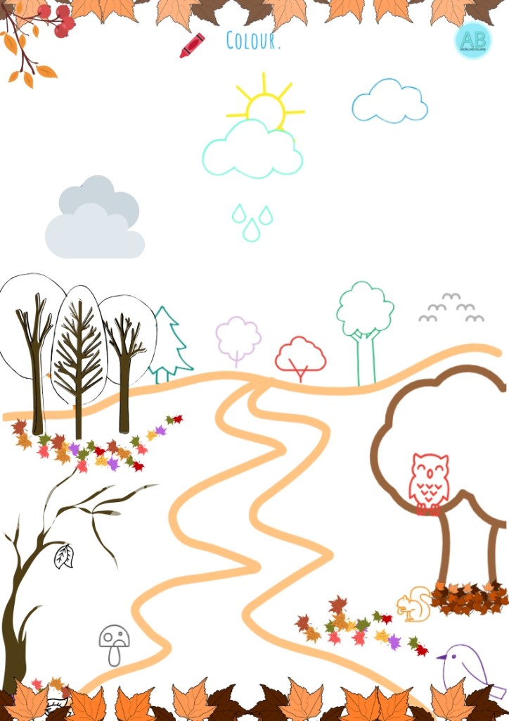 Coloring pages Autumn
