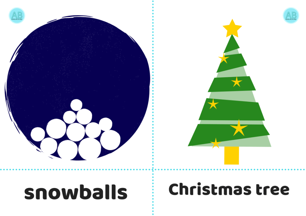 Christmas flashcards