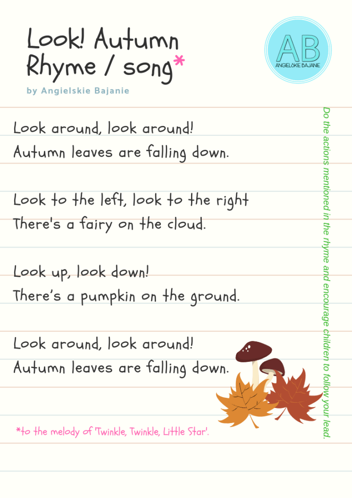 Autumn song. Jesienna piosenka