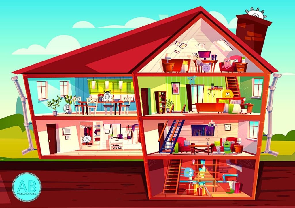 Monster letters House