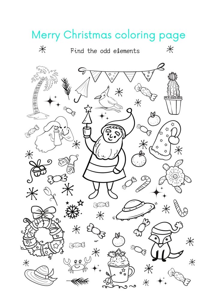 printable Christmas worksheets