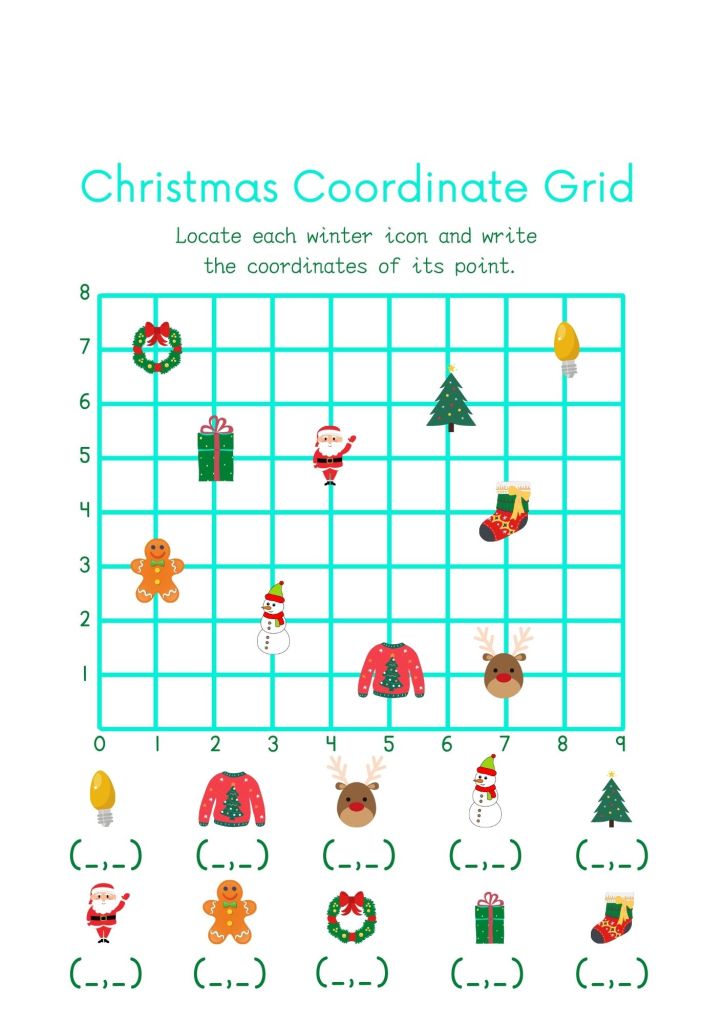 printable Christmas worksheets