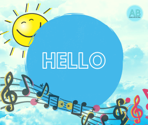 Hello, greetings English songs and stories