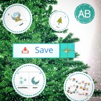 Christmas #1. Flashcards, activities and DIY snow!