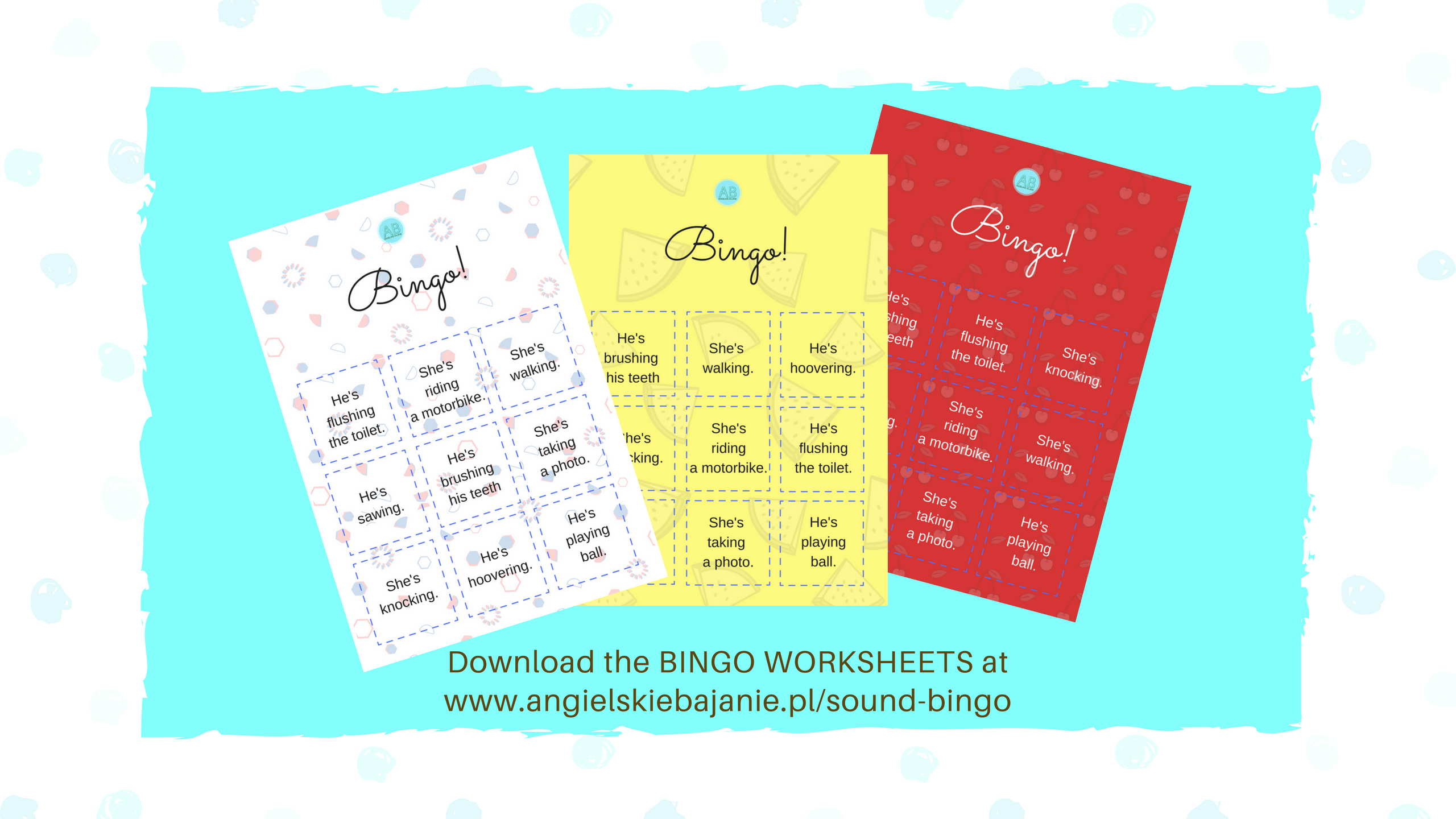 Bingo worksheet
