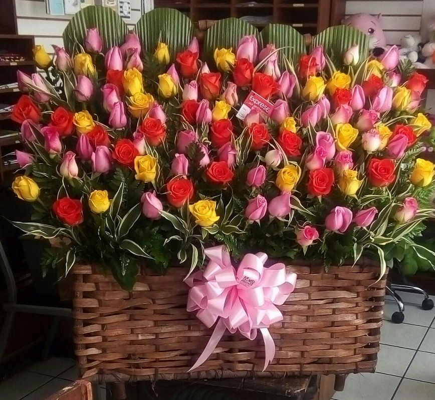 Miniatura: Cofre de 72 Rosas Colores
