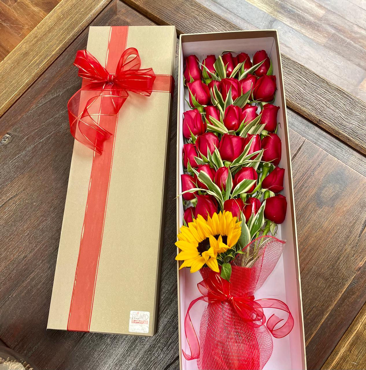 Caja De Luxe VIP Cocoa Red & Girasol